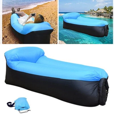 Aufblasbar Luftsofa Garten Strandsofa Liegesessel Camping Luftsofa 185x70x52cm - Bild 1 von 4