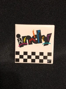 Vintage 1980s Unisex Multicolor Indy Indianapolis Pinback Badge Button Pin - Picture 1 of 3