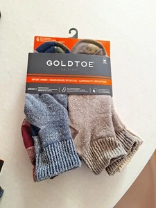 Men's GOLDTOE Sport Hiker Socks Size 6-12.5 Ankle different colors - Picture 1 of 2