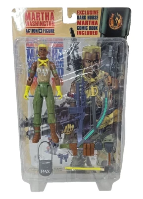 Figura de acción posable Martha Washington de Dark Horse Comic, 6,5 con accesorios Foto 1 de 4