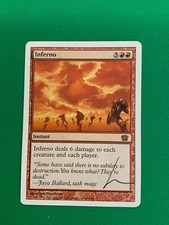 MTG Magic Inferno Signed Artist Proof X1 8th Edition Hazeltine