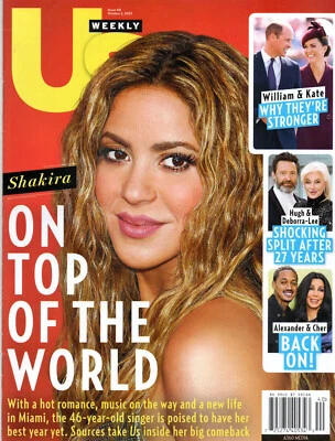 US WEEKLY Magazine October 2 2023 Shakira William & Kate Hugh Jackman Cher - Image 1 of 2