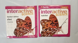 Interactive Science Lot of 2 Grade K Teacher eText CD-ROM + AudioText VG Pearson - Picture 1 of 4
