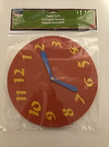 1* Foam Number Clock Time Puzzle Kids Children Learning Educational Toy - Picture 1 of 1