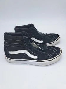 Vans Old Skool Mens Size 6.5 Women's 8 White Black Classic high top  Sneakers - Picture 1 of 11
