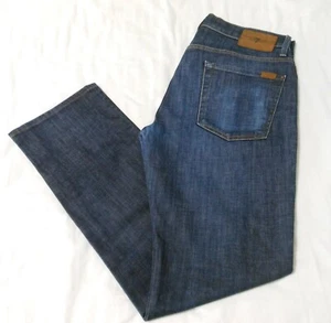 7 For All Mankind Standard Dark Denim Men's Jeans Size 33 - Picture 1 of 6