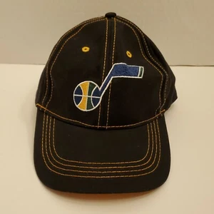 Utah Jazz NBA Basketball Hat Baseball Cap Black Strapback Zions Bank Promo - Picture 1 of 7