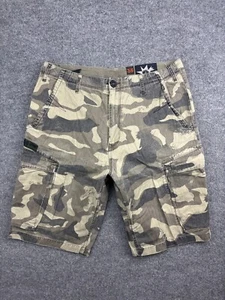 Volcom Cargo Shorts Men's W36 Green Camouflage Baggy Skater Scout - Picture 1 of 7