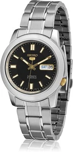 Seiko 5 Sports Automatic Silver Case Silver Steel Strap SNKK17K1 RRP £199 - Picture 1 of 4
