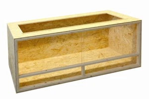 Elmato 12025 Holzterrarium Schildkröten Reptilien, 150x60x60cm - Bild 1 von 1