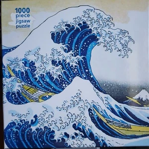 Adult Jigsaw Hokusai: The Great Wave: 1000 piece jigsaw ... by Flame Tree Studio - Picture 1 of 6