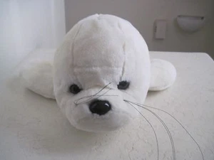 Peluche Tiburón Arrecife SELLO BLANCO 21" Mar - Imagen 1 de 4