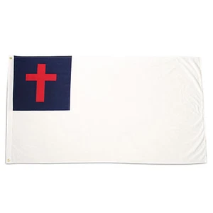 4x6 Christian Flag 4'x6' Super Polyester 150D Large House Banner Grommets - Picture 1 of 4