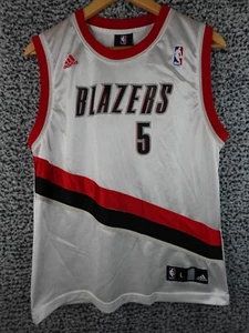 Rudy Fernandez Men's L 14 Portland TrailBlazers Adidas Swingman NBA Jersey White - Picture 1 of 11