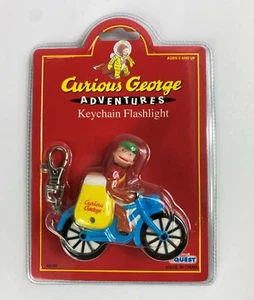 Curious George Adventures Keychain Flashlight New Sealed 2000 Toy Quest - Picture 1 of 2