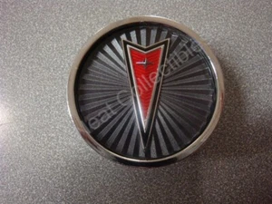 NOS OEM Pontiac Medallion Center Cap Wire Hub Cap Grey 2 5/16" size cap  - Picture 1 of 2