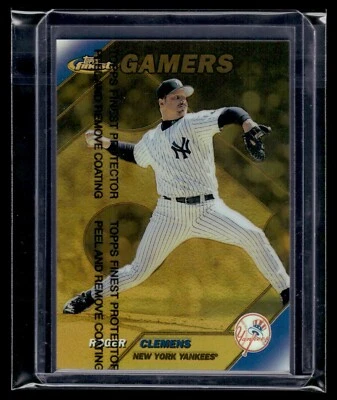 1999 Finest Gold Refractor #266 Roger Clemens NNO Non-Numbered NY Yankees - Image 1 of 2