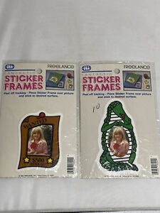 NOS Lot of 2 Sticker Frames Stickers VTG '83 Freelance Made In USA 80’s Wanted