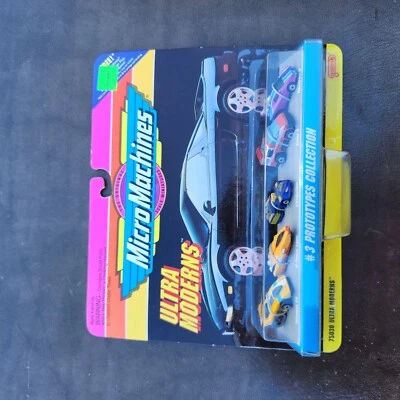 NEW Micro Machines Ultra Moderns #3 Prototypes Collection by Galoob NIP 1993 C44 - Image 1 of 2