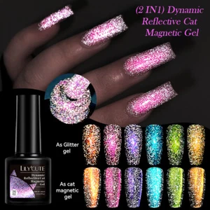 LILYCUTE 7ml Cat Magnetic Dynamic Reflective Semi Permanent Gel Nagellack DIY - Bild 1 von 25