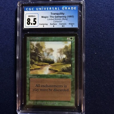 MTG BETA Tranquility BGS 8.5 NM/Mint+ (9 centering, edges) 1993 - Image 1 of 2