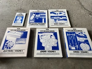 1979 Ford Lincoln Mercury Car Shop Manual 5 Book Set Original Repair Service - Foto 1 di 13