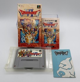 DRAGON QUEST VI 6 Super Famicom With Box + Manual + Map US Seller SFC1095