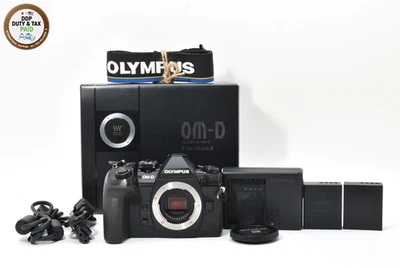 [Como nueva con caja] Olympus OM-D E-M1 Mark II cuerpo de cámara digital sin espejo negro Foto 1 de 4