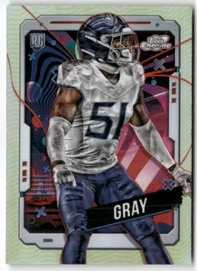 2024 Topps Chrome Cosmic NFL No. 193 Cedric Gray Rookie Refractor - Bild 1 von 2