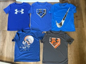 Boys Size 5 Nike/Under Armour Dry-fit Shirts - Picture 1 of 6