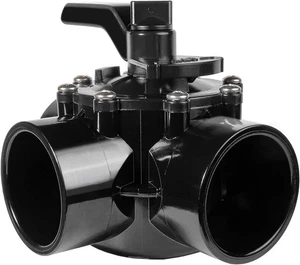 Langlebiges 3-Wege PVC 2-1/2 Zoll Pool und Spa Umschaltventil für hohe Durchflussraten - Bild 1 von 7
