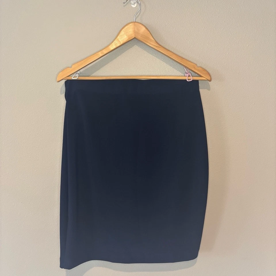 Falda lápiz JOSEPH RIBKOFF azul medianoche 40 midi talla 10 nueva con etiquetas Foto 1 de 4