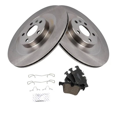 Kit de pastillas de freno trasero y rotor rotor de freno para Volvo XC90 2016-2019 Foto 1 de 4