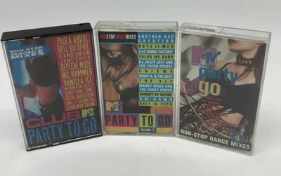 MTV Party to Go, Vol. 1, 2, & 4 by Various Artists - Tommy Boy 3 Cassettes VG - Image 1 of 4