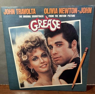 GREASE - Original Movie Soundtrack - Vinyl 2x LP 1978 Gatefold RSO RS-2-4002 VG+ - Image 1 of 4