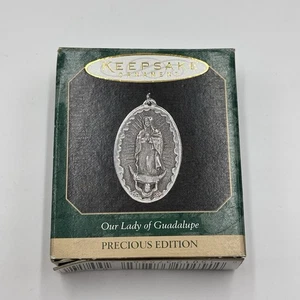 1997 Hallmark Keepsake Pewter Miniature Christmas Ornament Our Lady of Guadalupe - Picture 1 of 4