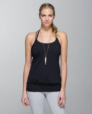 Lululemon Flow And Go Tank  Size 4 womens black - Image 1 of 4