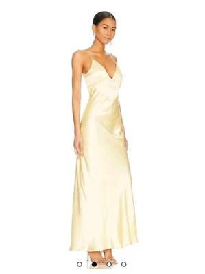 Bardot Capri Diamonte Slip Dress Canary Yellow Size XXL (12) - Image 1 of 4