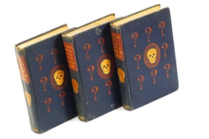 John Dickson Carr Books Skull Covers Bindings Collier Hardcover 1940s READ! - Picture 1 of 24