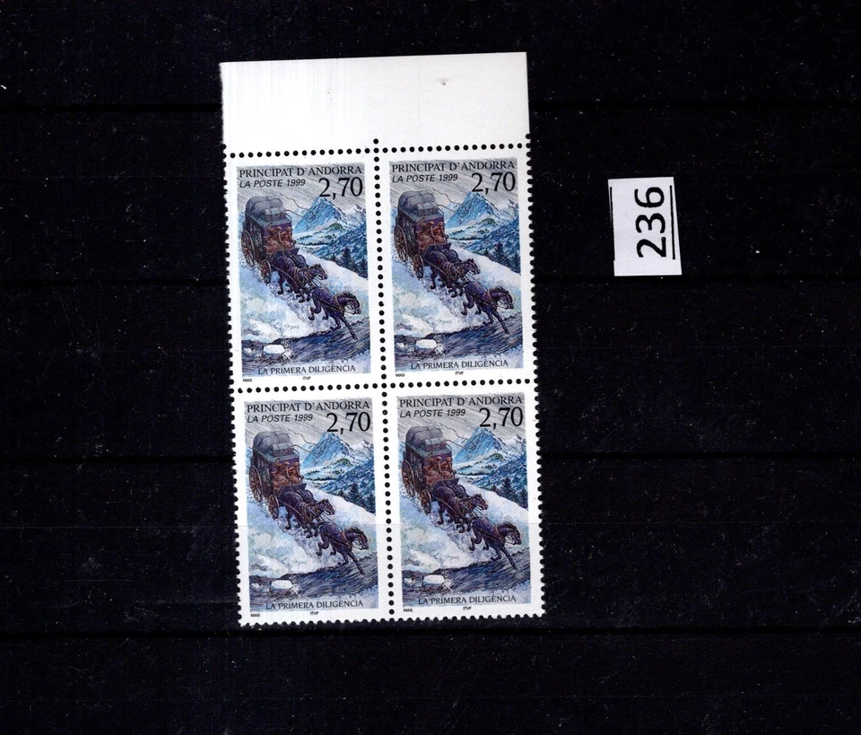 # ANDORRA 1999 - MNH - ANIMALES - CABALLOS  Foto 1 de 1