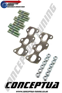 MLS Exhaust Manifold Gaskets + Stud & Nut Kit-For JZX90 Mark II 1JZ-GTE Non VVTI - Picture 1 of 2