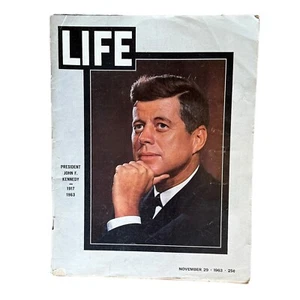 1963 LIFE Magazine November 29 Issue - President John F. Kennedy Assassination - Picture 1 of 6