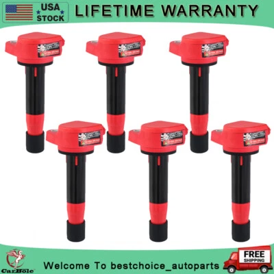 6Pack Ignition Coils UF603 For 2009-2014 Acura TL 2011-2017 Honda Odyssey 3.5L - Image 1 of 4