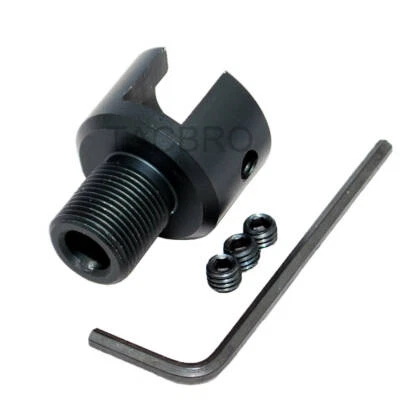 TACBRO Ruger .22 Mark 1,2,3 Adapter 1/2x28 TPI For Muzzle Brake - Black Anodized