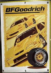 1998 BF Goodrich Reifen Ford Mustang & Chevy Camaro NBT Racing Original Poster - Bild 1 von 8