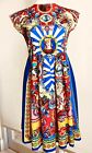 Dolce Gabbana Mädchen Kleid Größe 11/12 Euro Größe 144-156