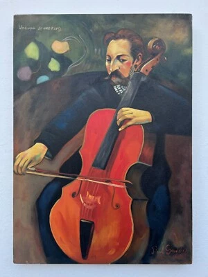 Pintura al óleo sobre lienzo firmada y estampada de Paul Gauguin (hecha a mano) 20 x 28 pulgadas Foto 1 de 4