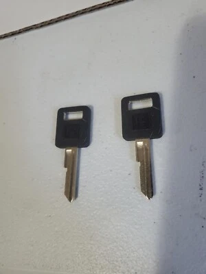 Nuevo de Lote Antiguo GM Código E Llaves de Encendido Moldeadas SIN ASTILLAS 1969-90 Chevrolet Pontiac Buick OE Foto 1 de 2