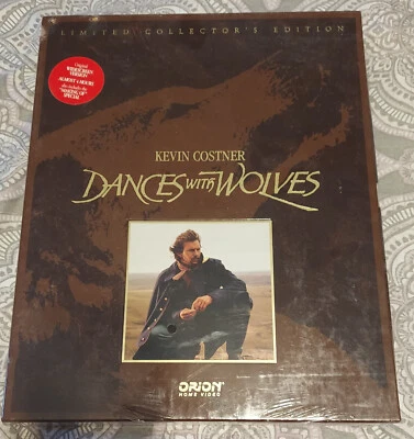 Limited Collector's Edition Kevin Costner Dances with Wolves Boxed VHS - Image 1 of 3