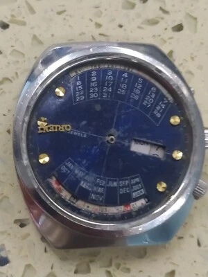 Calendario Perpetuo ORIENT Vintage Y469672 cal 46941 NO Funciona para piezas Foto 1 de 4